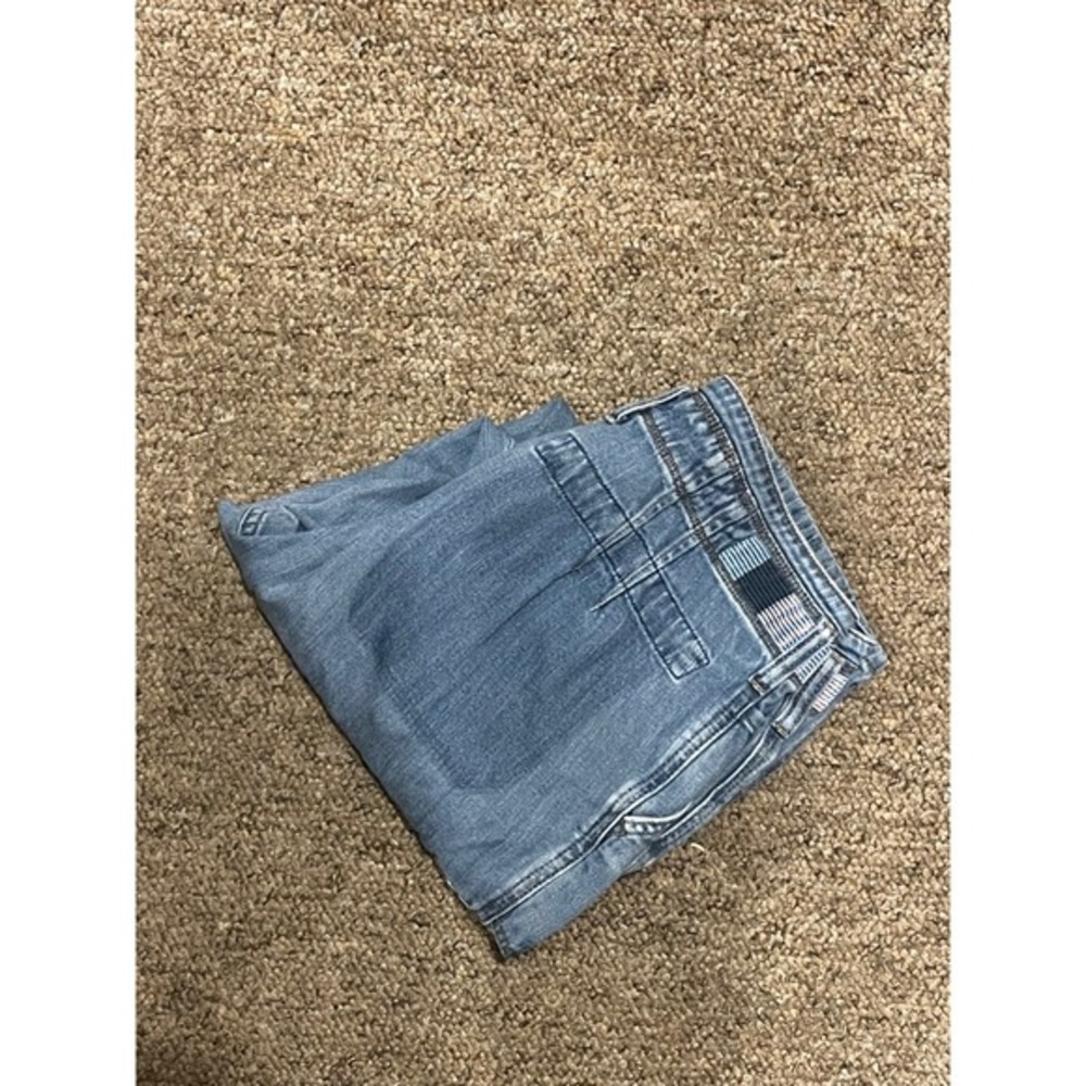 Anthropologie‎ Pilcro and the Letterpress Patchwork Carpenter Boyfriend Jeans